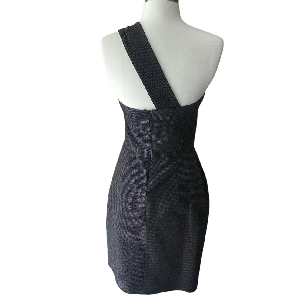 Amaya Arzuaga | Spanish Designer one shoulder black cocktail dress women XS EU38 - Picture 2 of 16
